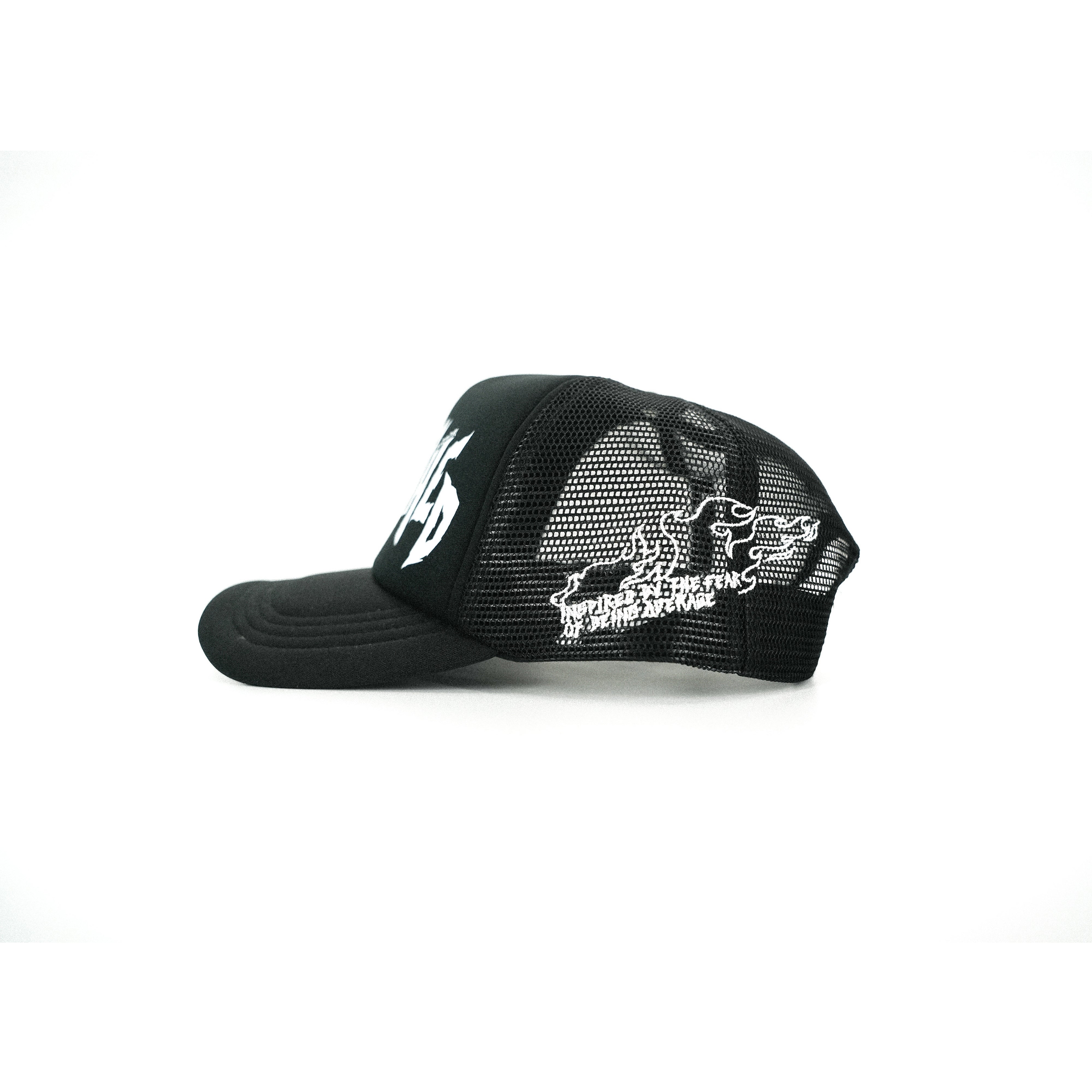 U/P Black Trucker Hat